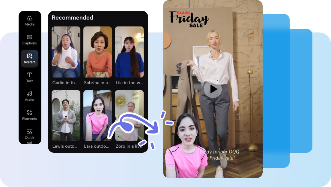 1732848897589.Vivid avatars match your brand for product sale